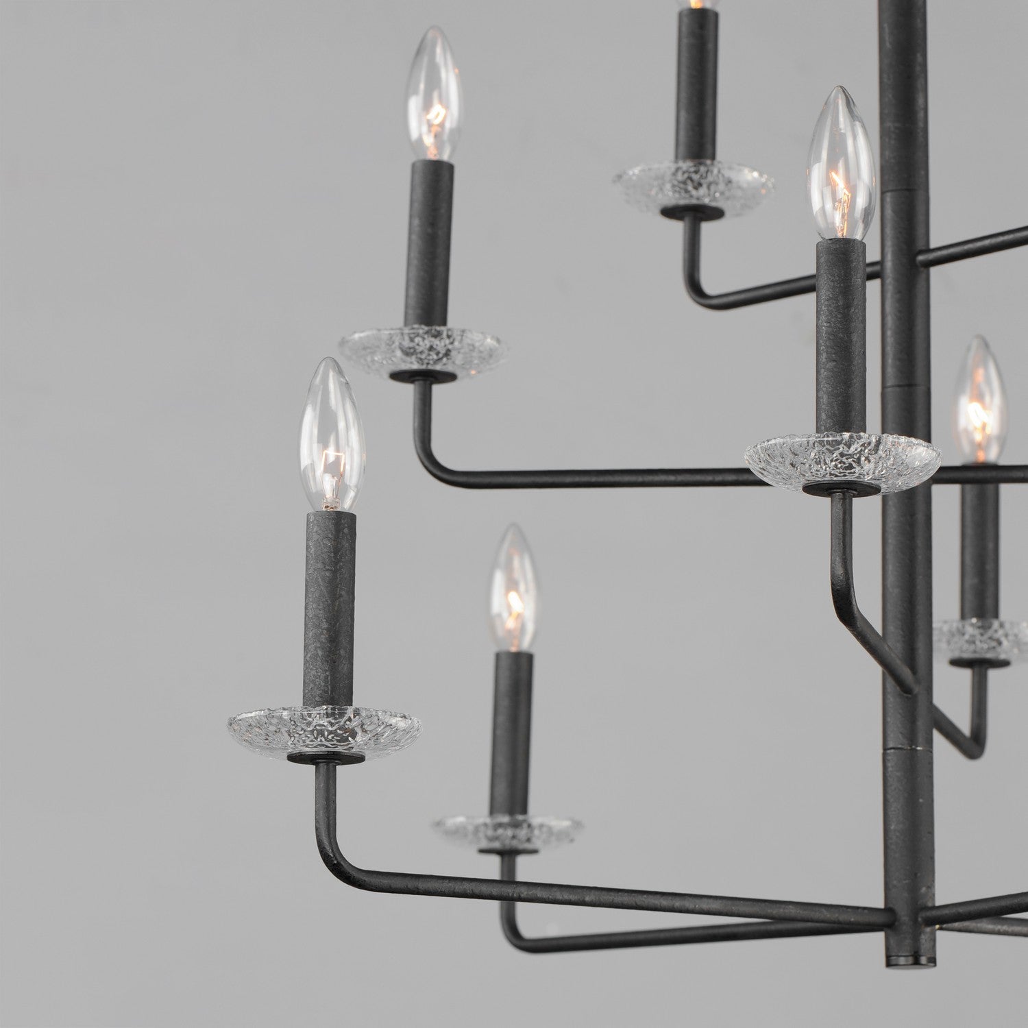 Maxim - 12329TCAR - Ten Light Chandelier - Madeira - Anthracite