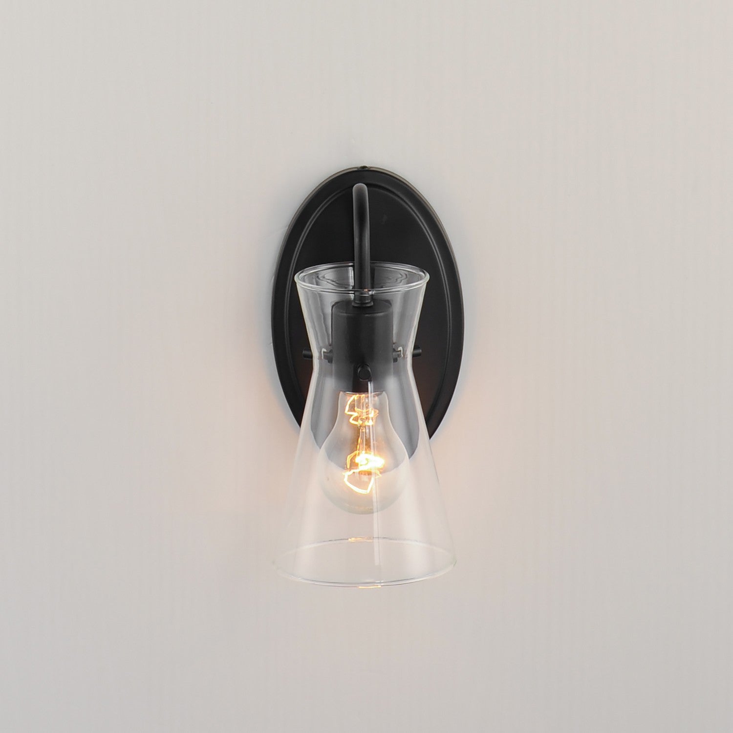 Maxim - 12481CLBK - One Light Wall Sconce - Ava - Black