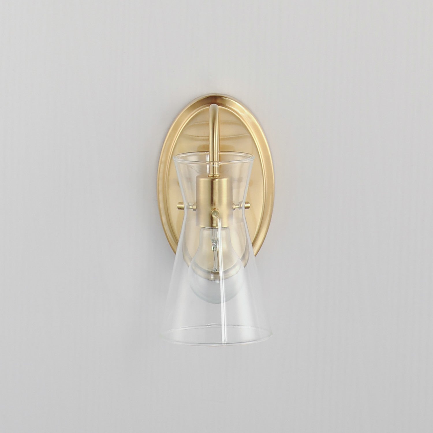 Maxim - 12481CLNAB - One Light Wall Sconce - Ava - Natural Aged Brass