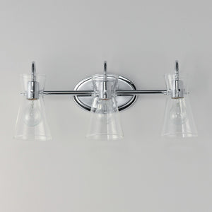 Maxim - 12483CLPC - Three Light Bath Vanity - Ava - Polished Chrome