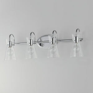 Maxim - 12484CLPC - Four Light Bath Vanity - Ava - Polished Chrome