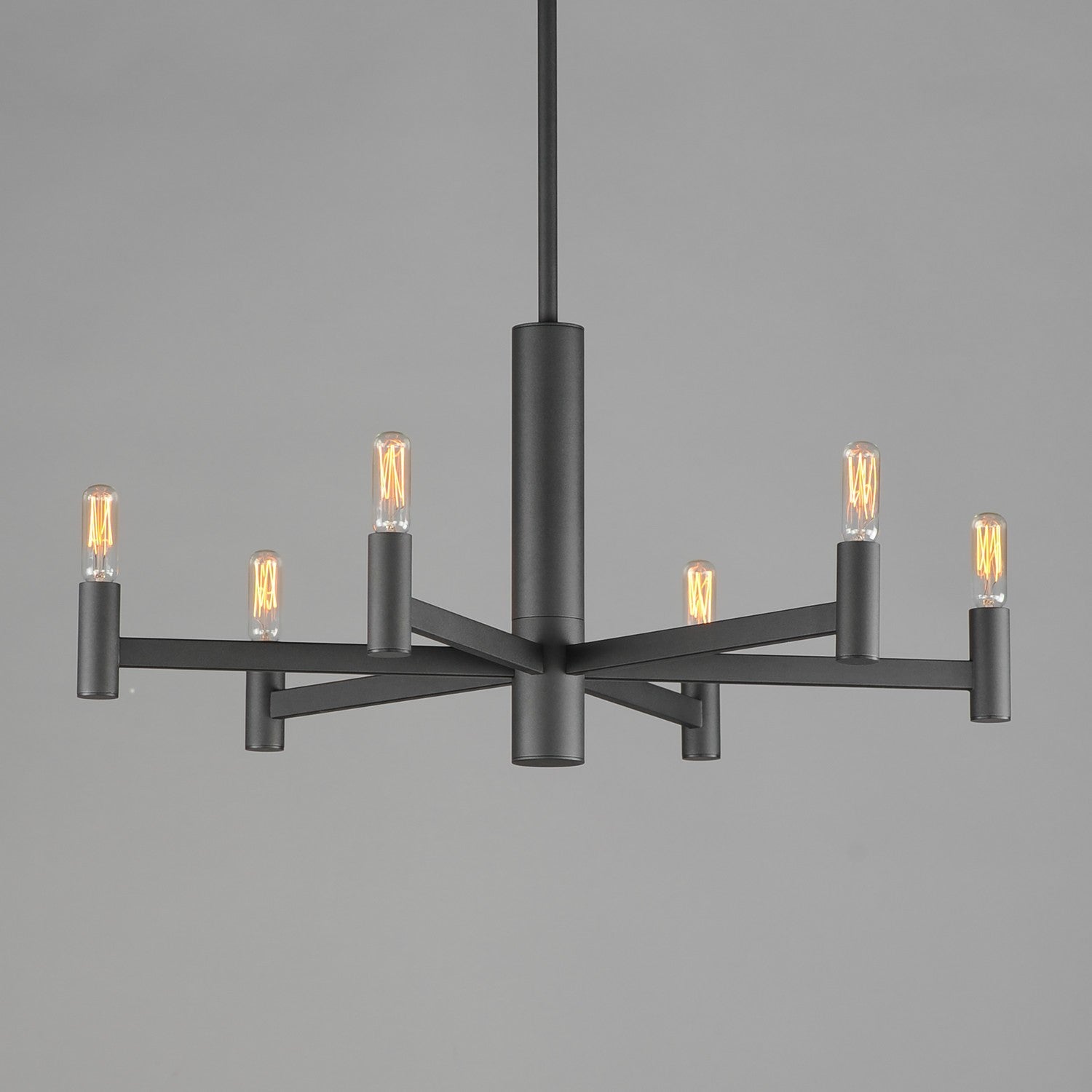 Maxim - 21366BK - Six Light Chandelier - Emana - Black