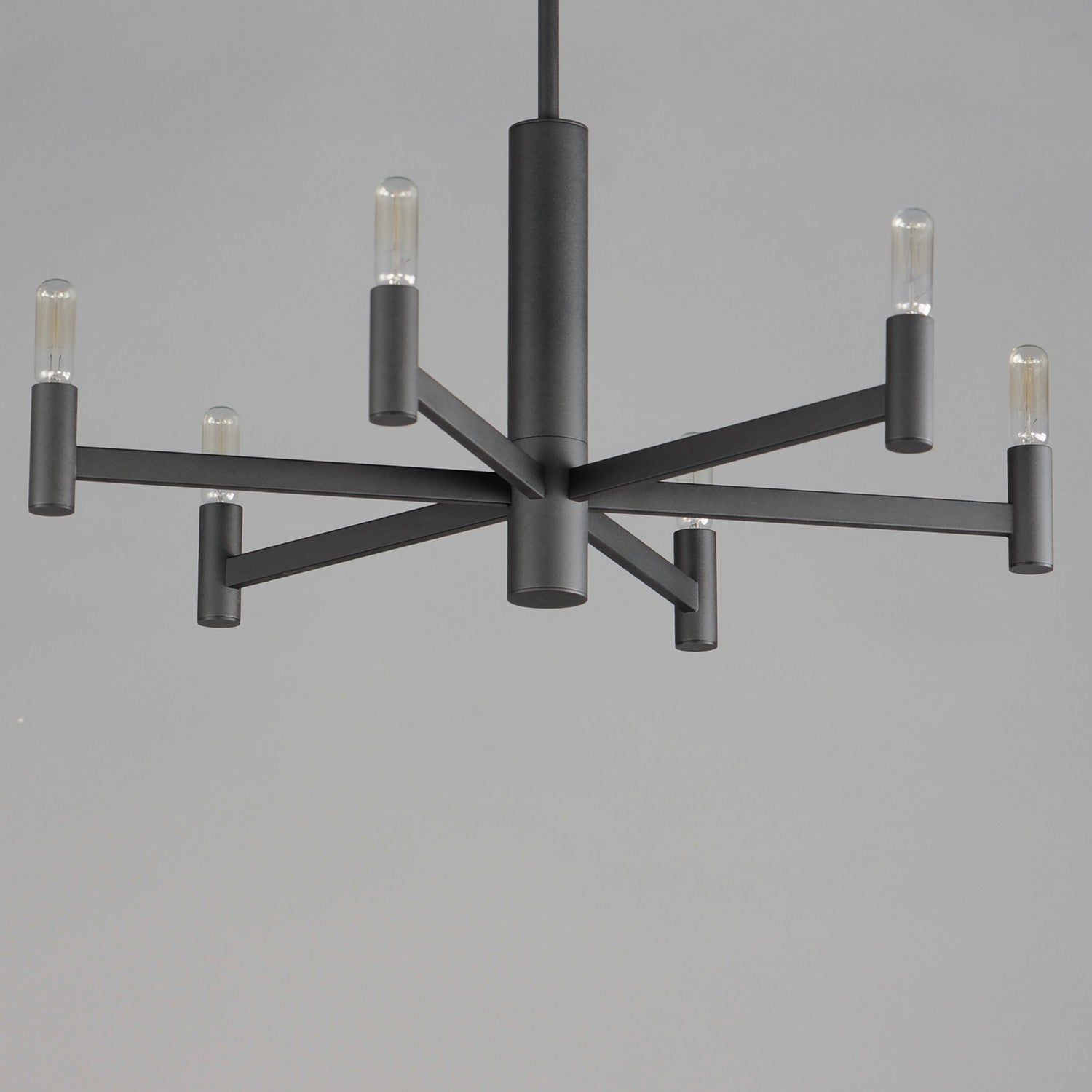 Maxim - 21366BK - Six Light Chandelier - Emana - Black