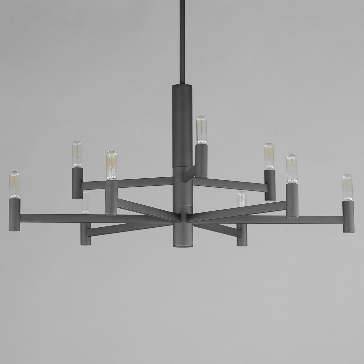 Maxim - 21369BK - Nine Light Chandelier - Emana - Black