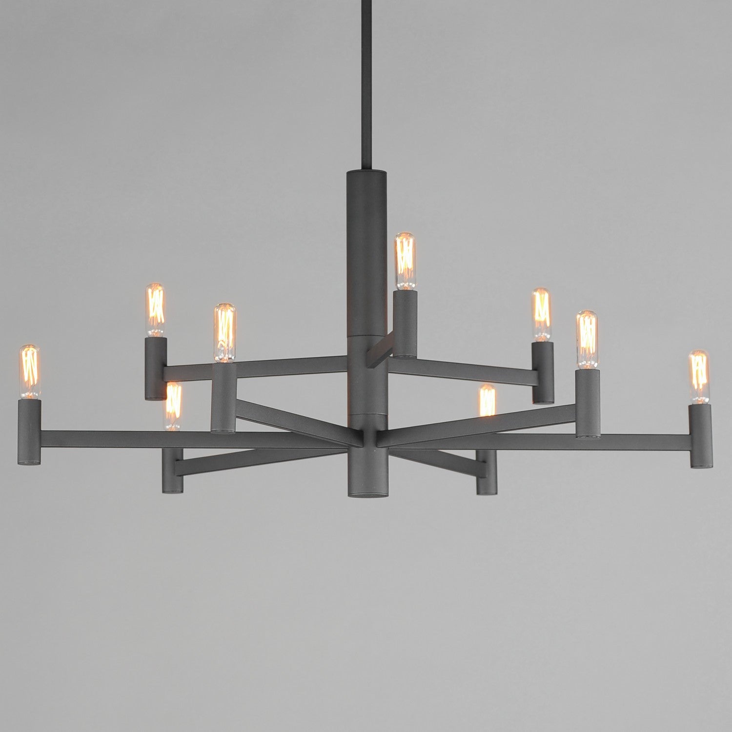 Maxim - 21369BK - Nine Light Chandelier - Emana - Black