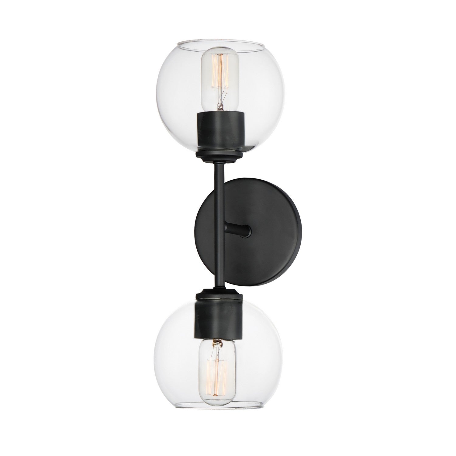 Maxim - 21632CLBK - Two Light Wall Sconce - Knox - Black