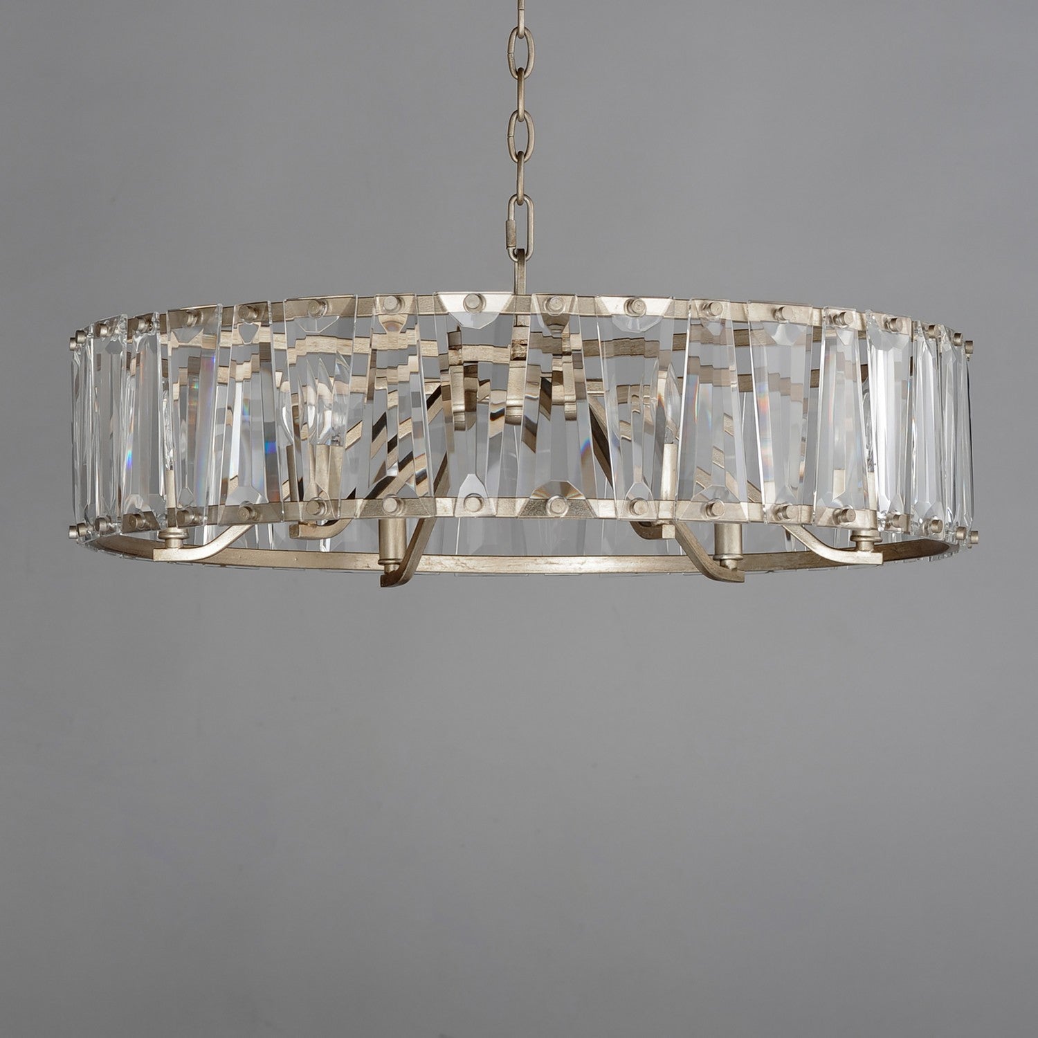 Maxim - 21866BCGS - Six Light Chandelier - Odeon - Golden Silver