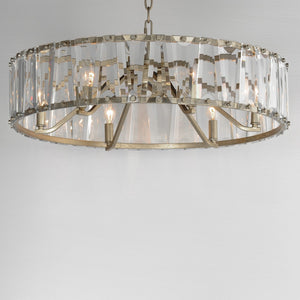 Maxim - 21866BCGS - Six Light Chandelier - Odeon - Golden Silver