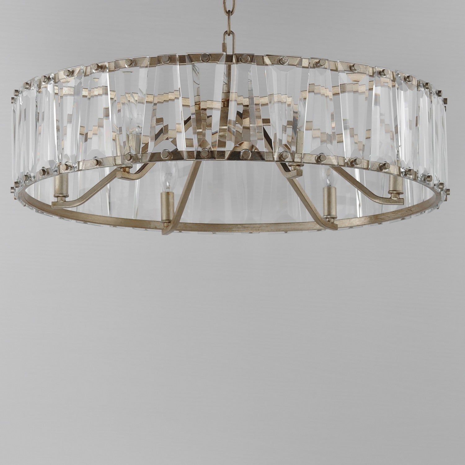 Maxim - 21866BCGS - Six Light Chandelier - Odeon - Golden Silver