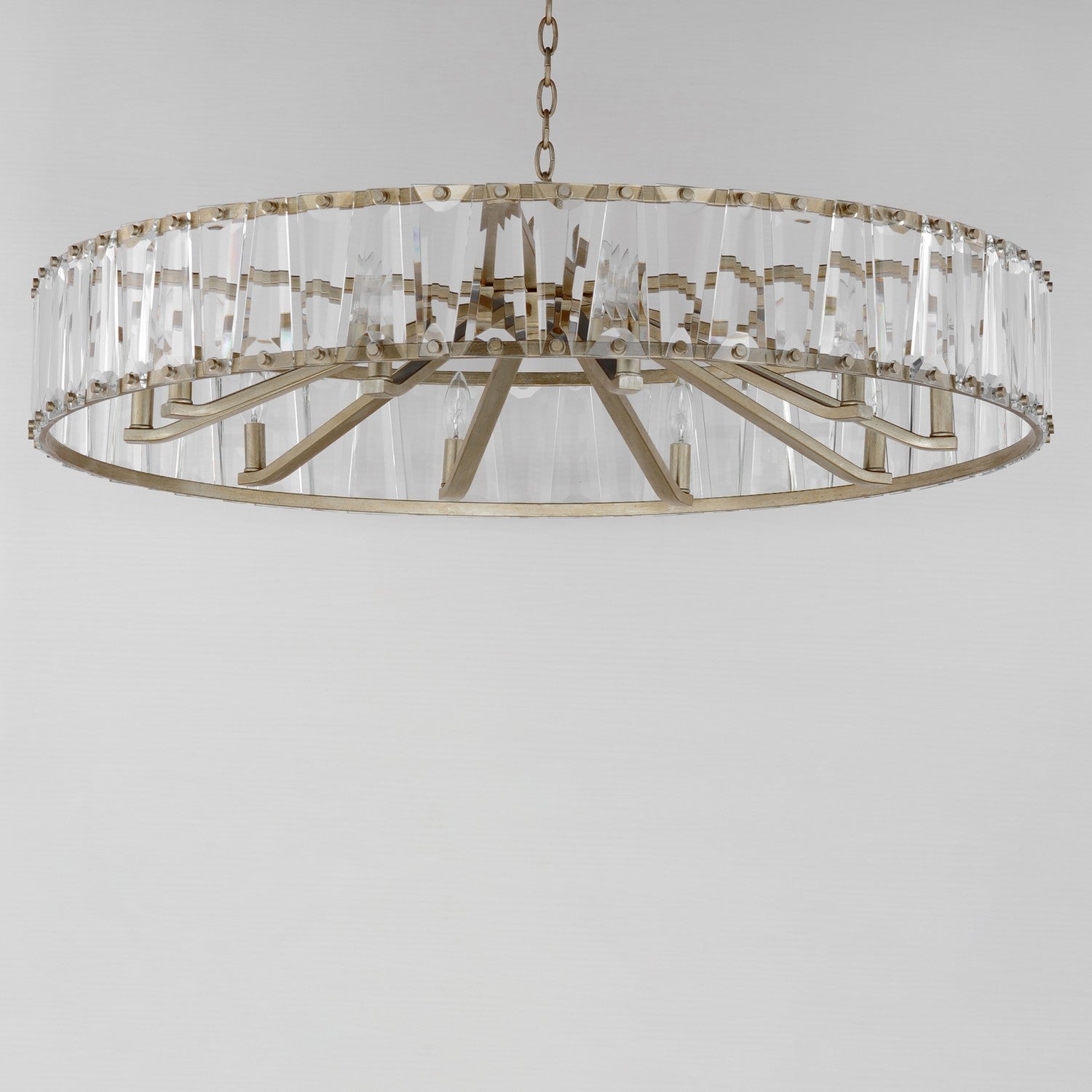 Maxim - 21869BCGS - Ten Light Chandelier - Odeon - Golden Silver