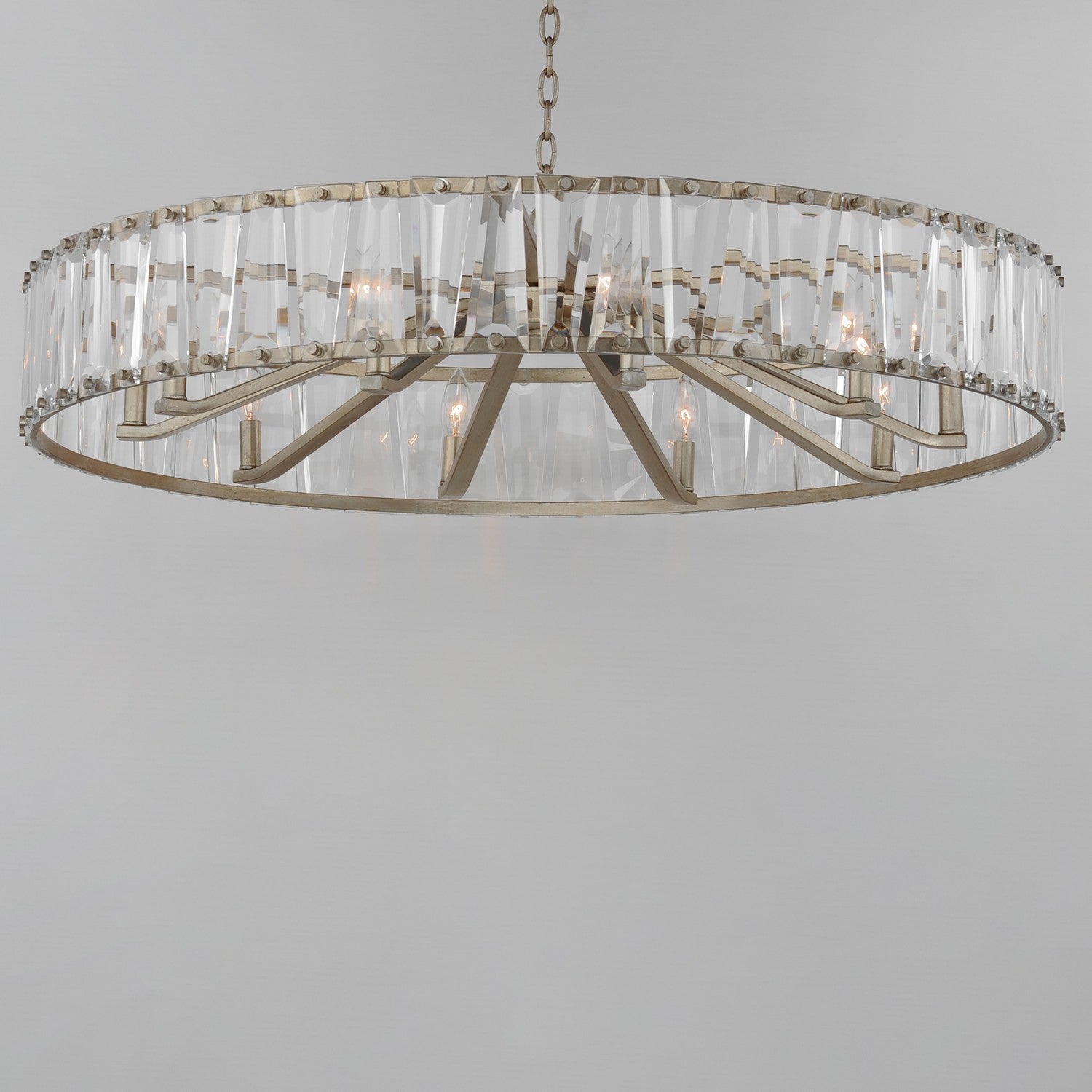 Maxim - 21869BCGS - Ten Light Chandelier - Odeon - Golden Silver