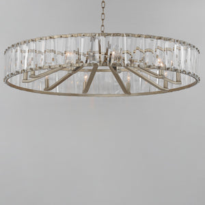 Maxim - 21869BCGS - Ten Light Chandelier - Odeon - Golden Silver