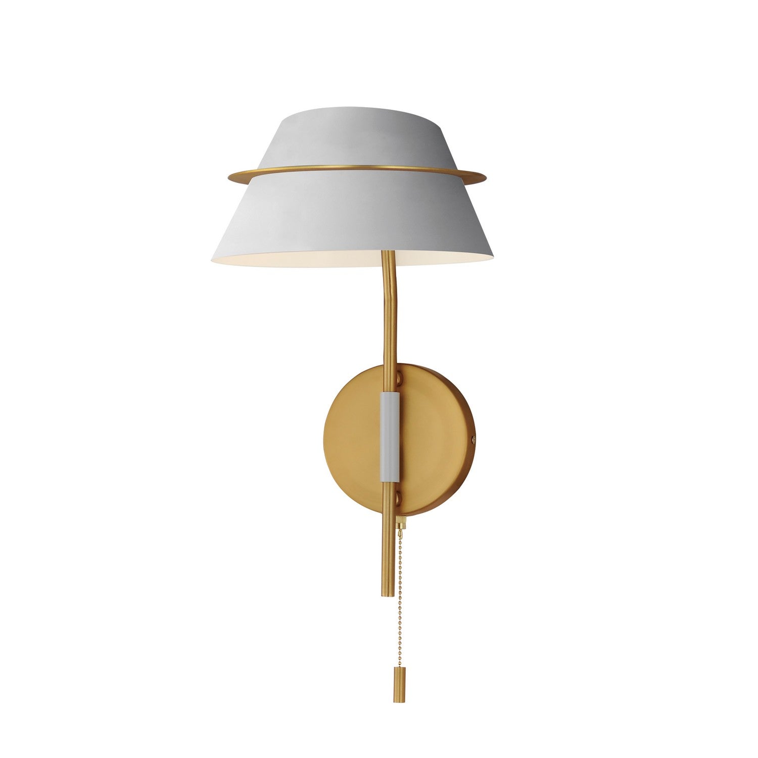 Maxim - 25220LFGNAB - One Light Wall Sconce - Lucas - Natural Aged Brass