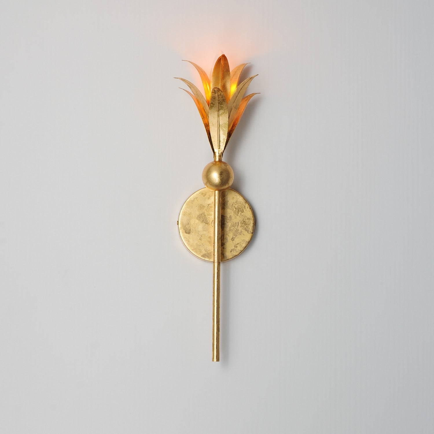 Maxim - 2881GL - One Light Wall Sconce - Paloma - Gold Leaf