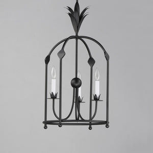 Maxim - 2884AR - Three Light Foyer Pendant - Paloma - Anthracite