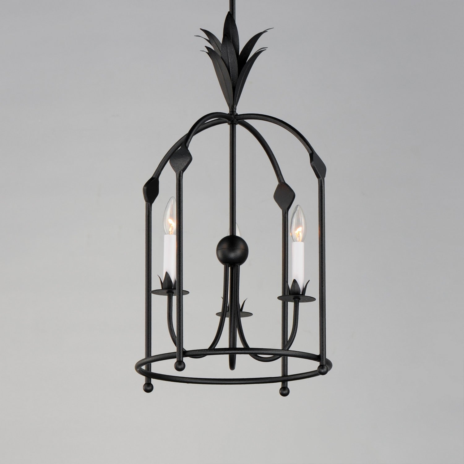 Maxim - 2884AR - Three Light Foyer Pendant - Paloma - Anthracite