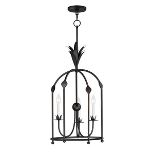 Maxim - 2884AR - Three Light Foyer Pendant - Paloma - Anthracite