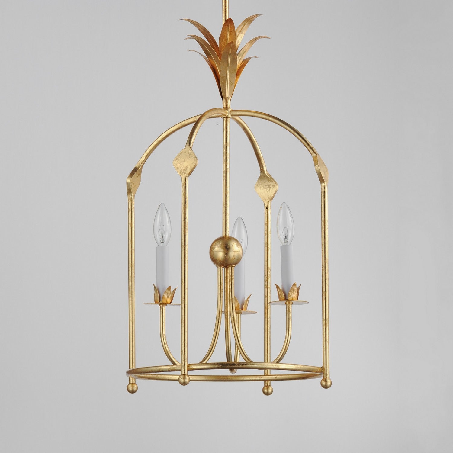 Maxim - 2884GL - Three Light Foyer Pendant - Paloma - Gold Leaf