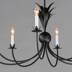 Maxim - 2888AR - Eight Light Chandelier - Paloma - Anthracite