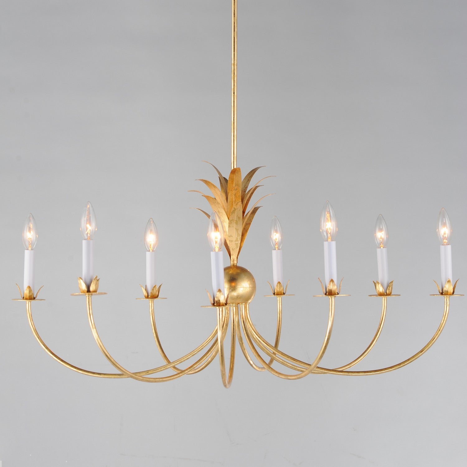 Maxim - 2888GL - Eight Light Chandelier - Paloma - Gold Leaf