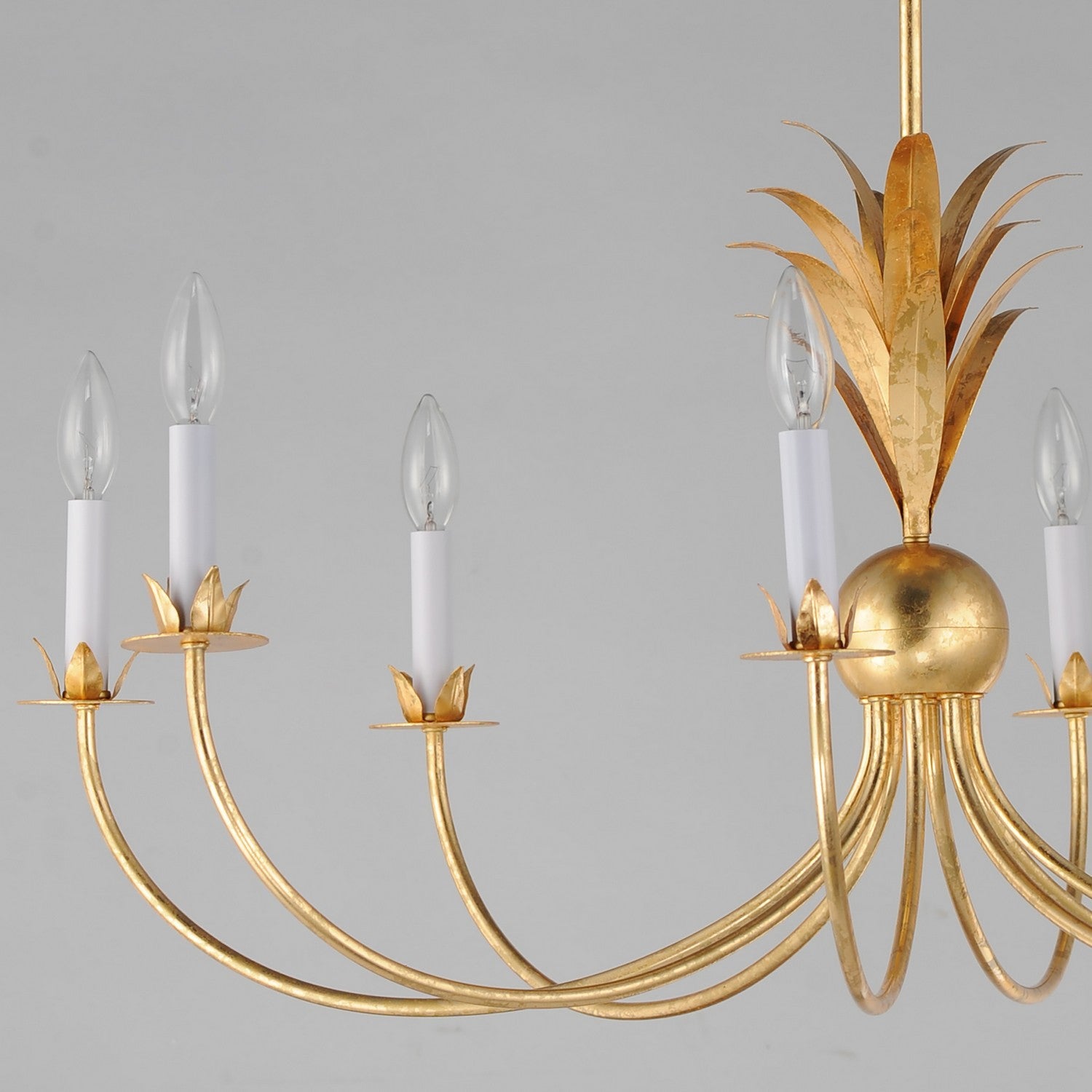 Maxim - 2888GL - Eight Light Chandelier - Paloma - Gold Leaf