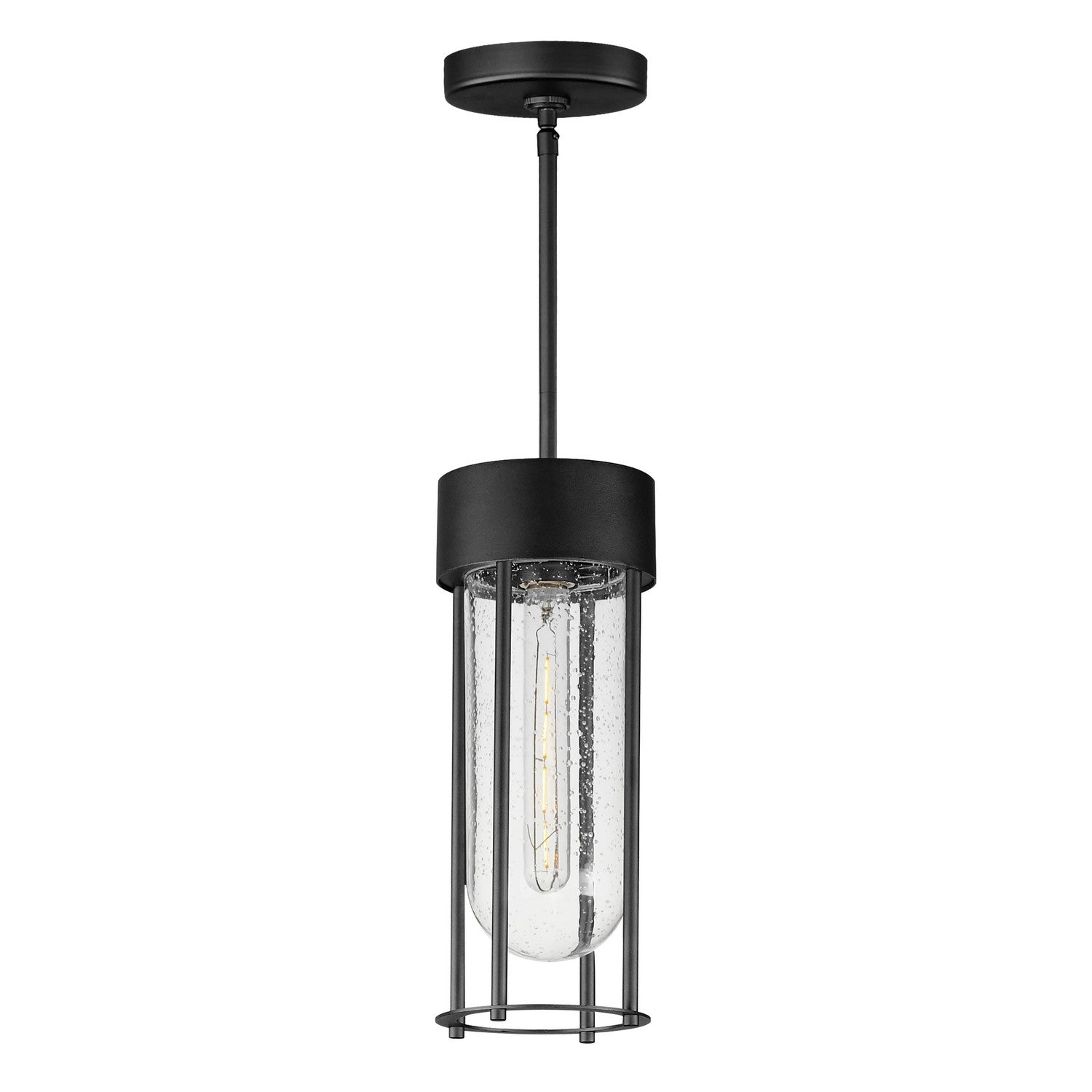 Maxim - 30587CDBK - One Light Outdoor Pendant - Millennial - Black