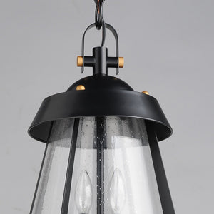 Maxim - 30623CDBKAB - Two Light Outdoor Pendant - Mariner - Black / Antique Brass