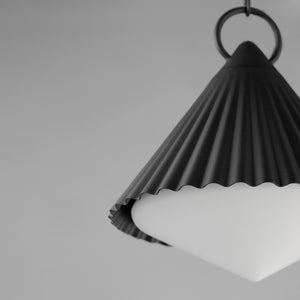 Maxim - 35131WTBK - One Light Pendant - Odette - Black