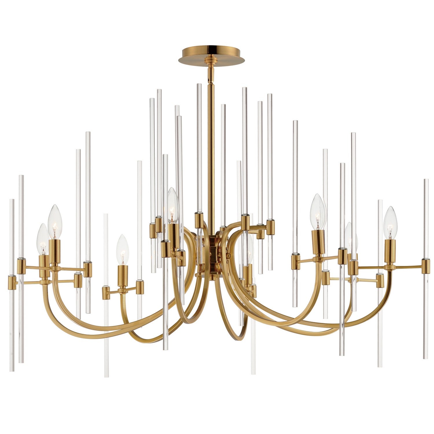 Maxim - 38408CLHR - Eight Light Chandelier - Divine - Heritage