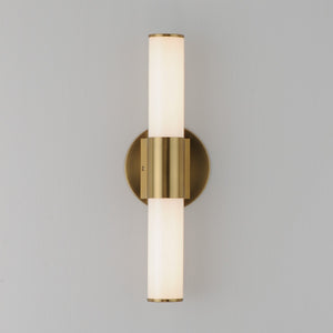 Maxim - 52500WTNAB - LED Bath Vanity - Tubo - Natural Aged Brass