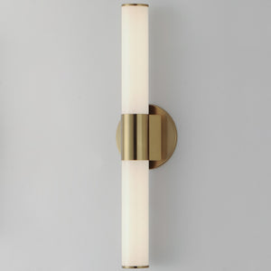 Maxim - 52502WTNAB - LED Bath Vanity - Tubo - Natural Aged Brass