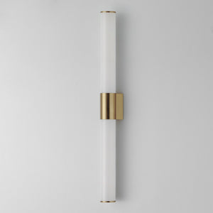 Maxim - 52504WTNAB - LED Bath Vanity - Tubo - Natural Aged Brass