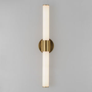 Maxim - 52504WTNAB - LED Bath Vanity - Tubo - Natural Aged Brass