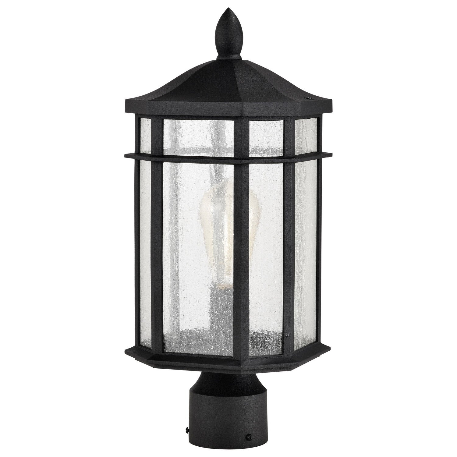 Nuvo Lighting - 60-5758 - One Light Outdoor Post Lantern - Raiden - Matte Black