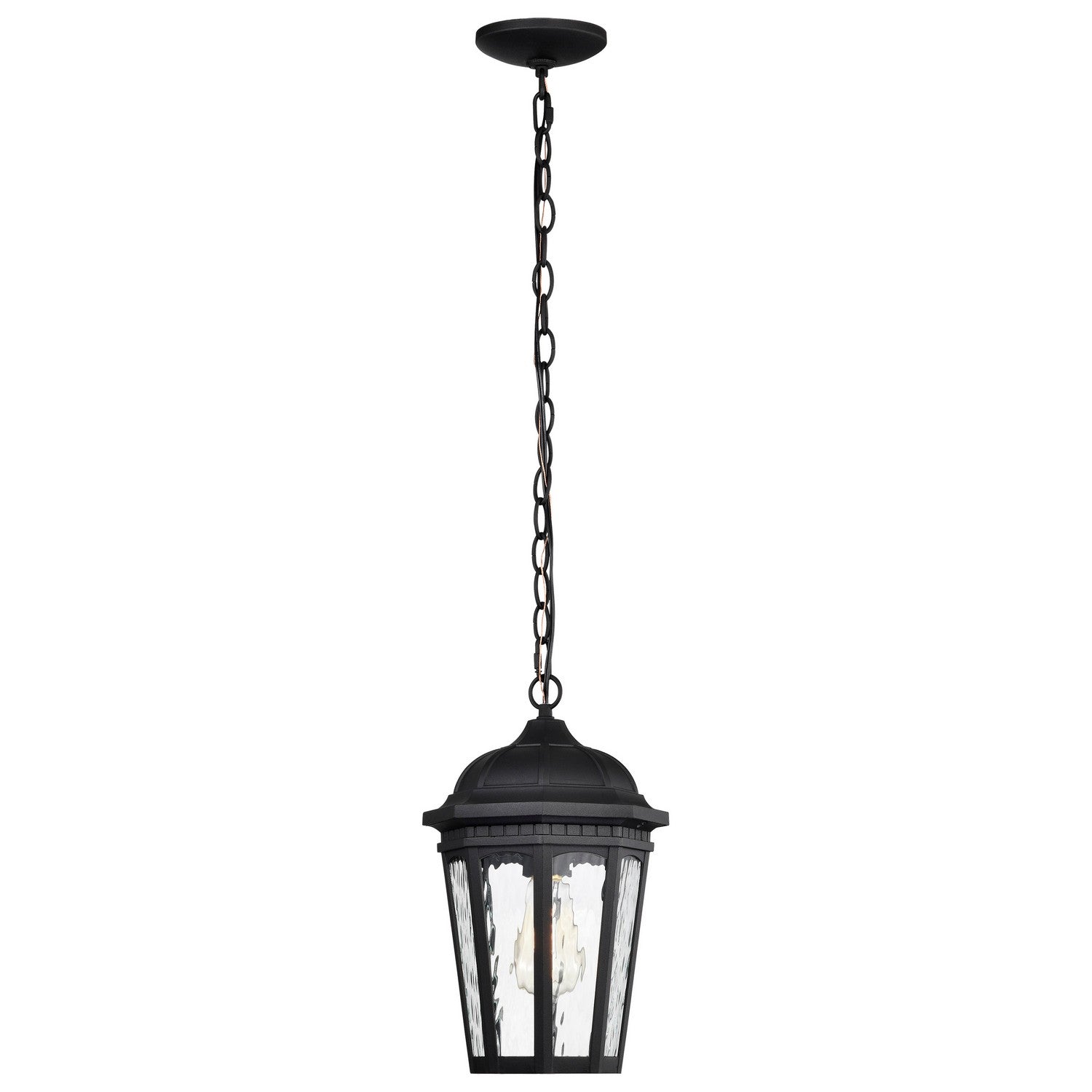 Nuvo Lighting - 60-5944 - One Light Outdoor Hanging Lantern - East River - Matte Black