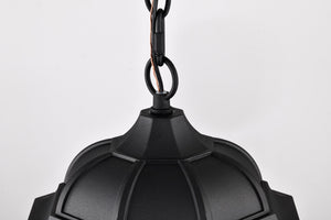 Nuvo Lighting - 60-5944 - One Light Outdoor Hanging Lantern - East River - Matte Black