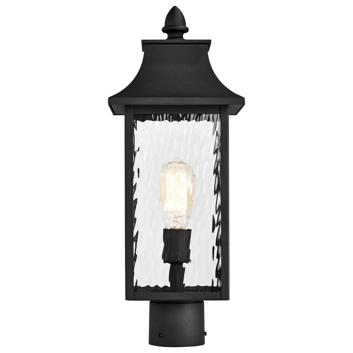 Nuvo Lighting - 60-5995 - One Light Outdoor Post Lantern - Austen - Matte Black