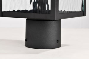 Nuvo Lighting - 60-5995 - One Light Outdoor Post Lantern - Austen - Matte Black