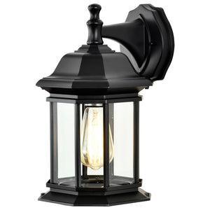 Nuvo Lighting - 60-6118 - One Light Outdoor Wall Lantern - Hopkins - Matte Black