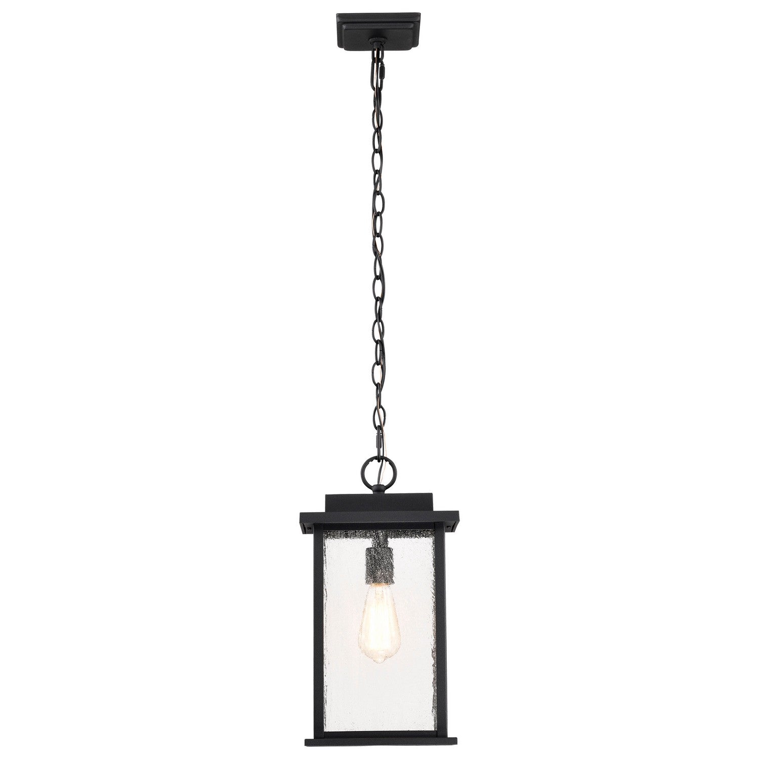 Nuvo Lighting - 60-7377 - One Light Outdoor Hanging Lantern - Sullivan - Matte Black