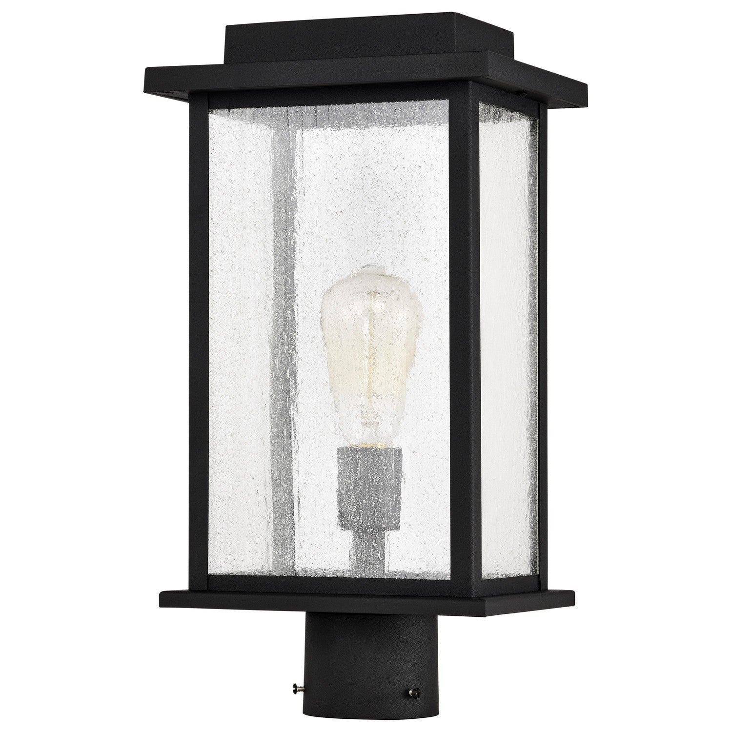 Nuvo Lighting - 60-7378 - One Light Outdoor Post Lantern - Sullivan - Matte Black