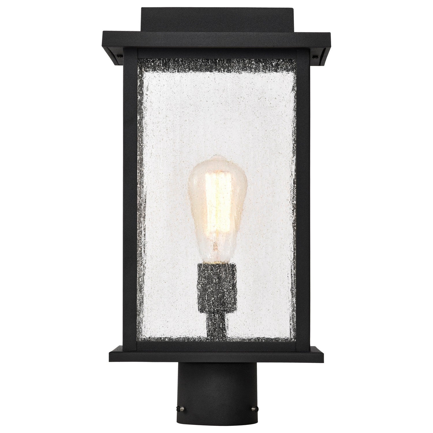 Nuvo Lighting - 60-7378 - One Light Outdoor Post Lantern - Sullivan - Matte Black