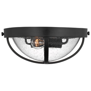 Nuvo Lighting - 60-7672 - Two Light Flush Mount - Lincoln - Matte Black