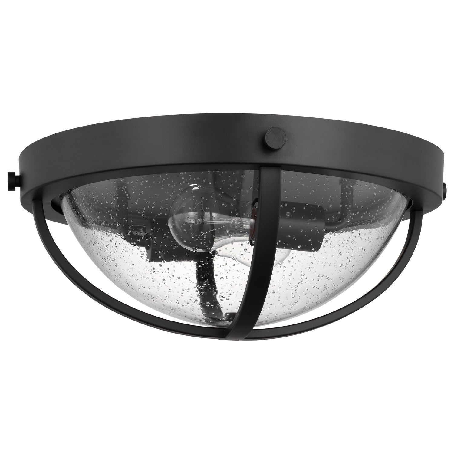 Nuvo Lighting - 60-7672 - Two Light Flush Mount - Lincoln - Matte Black