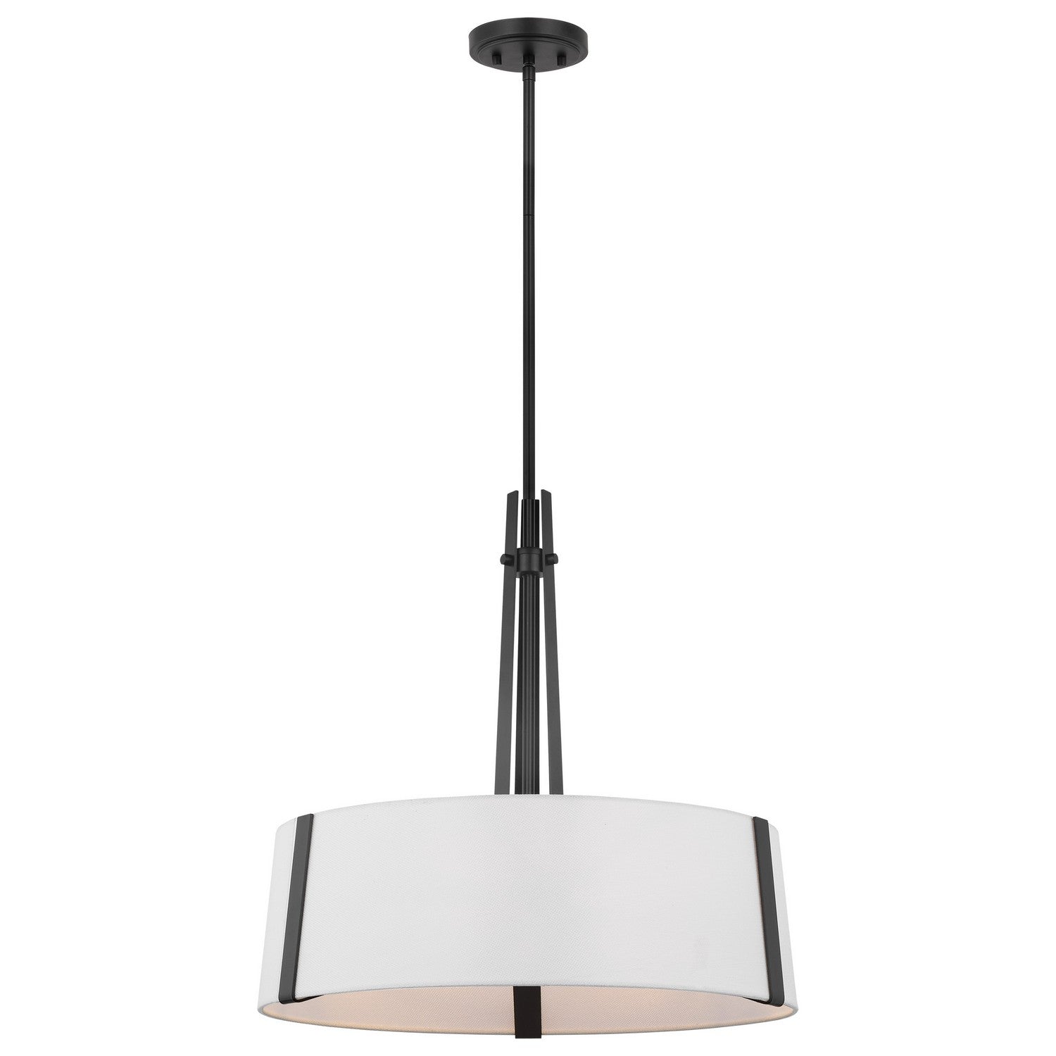 Nuvo Lighting - 60-7678 - Three Light Pendant - Flynn - Black