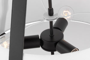 Nuvo Lighting - 60-7696 - Three Light Pendant - Brewster - Black