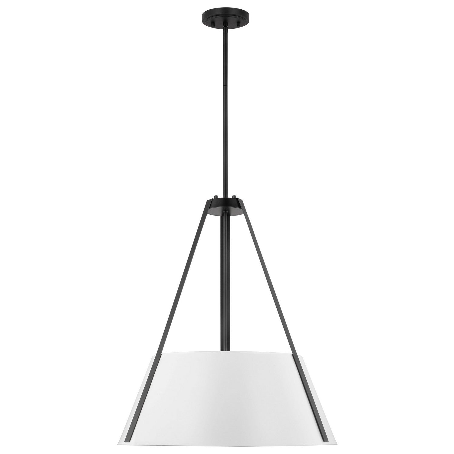 Nuvo Lighting - 60-7697 - Three Light Pendant - Brewster - Black