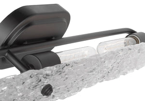 Nuvo Lighting - 60-7813 - Three Light Vanity - Glacier - Matte Black