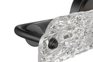 Nuvo Lighting - 60-7813 - Three Light Vanity - Glacier - Matte Black