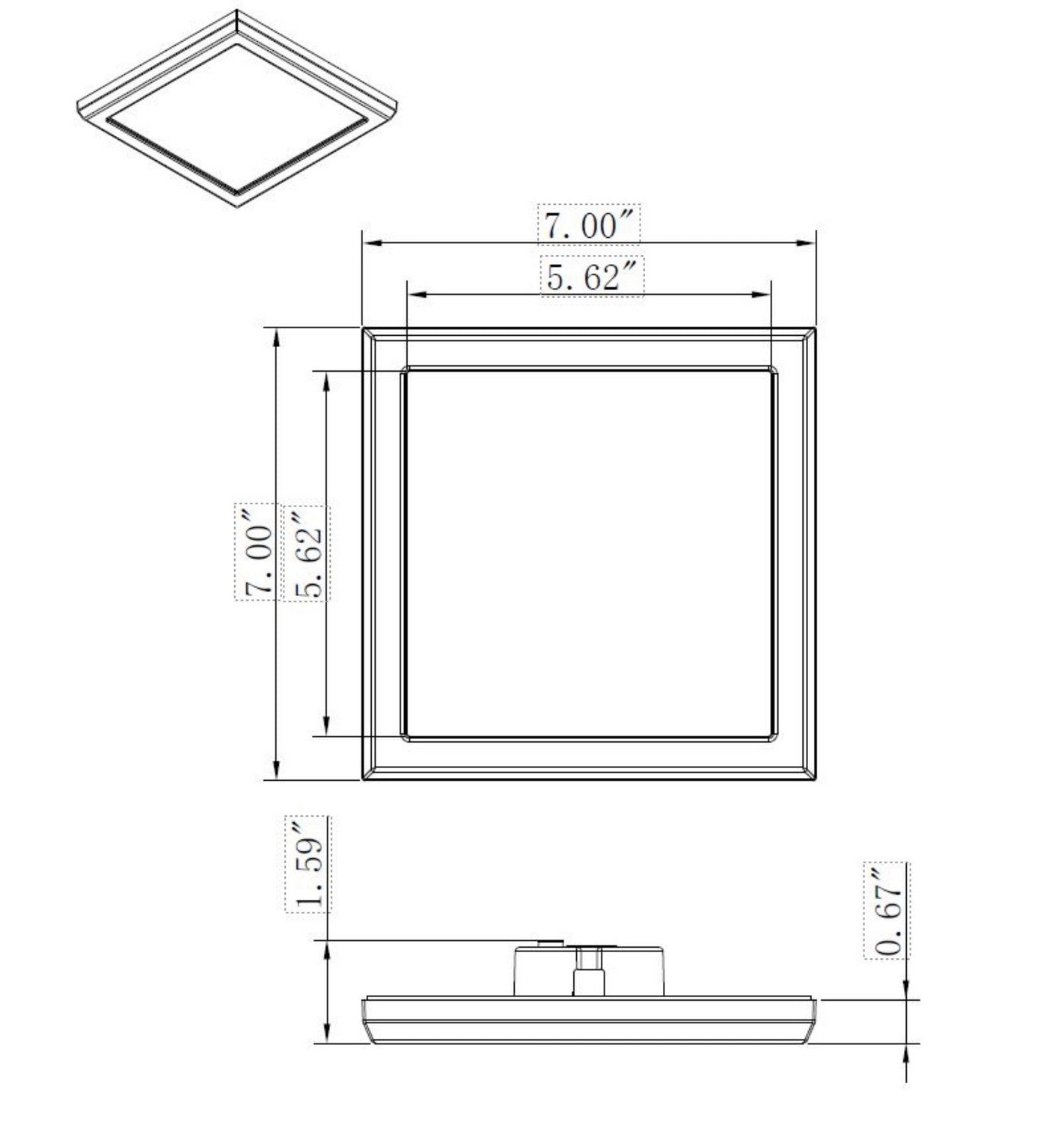 Nuvo Lighting - 62-1714 - LED Flush Mount - White